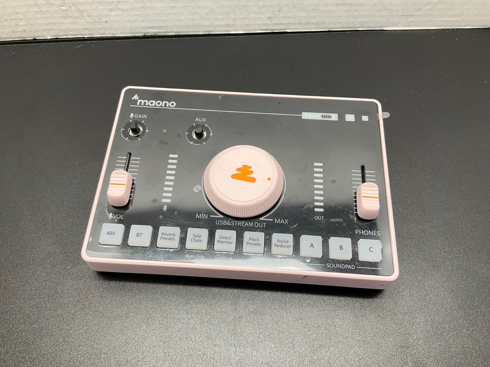 MAONO Streaming Audio Mixer, Audio Interface with Pro-preamp, Bluetooth,