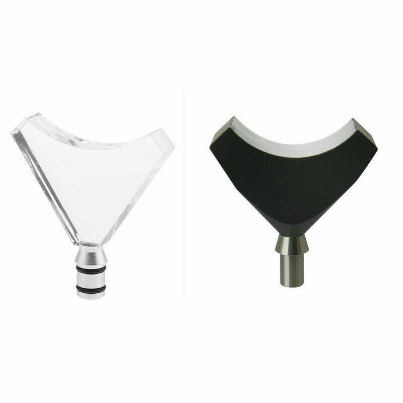 2 Pcs Transparent+Black Dental Bleaching Accelerator Tip Cordless Light Lamp New