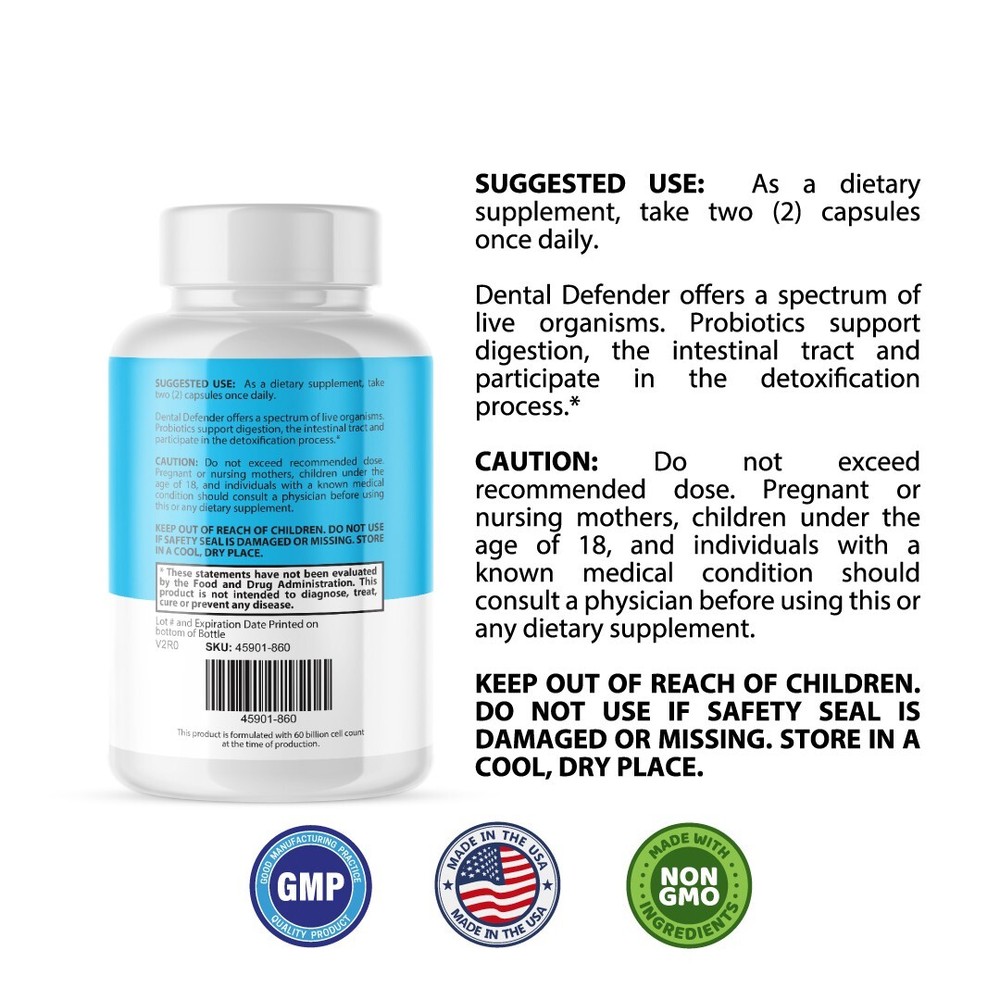 Dental Bright- Oral Support- 60 Capsules