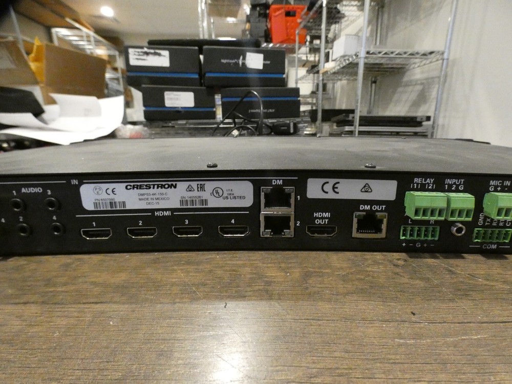 Crestron 3Series DMPS3-4K-150-C 4K Digital Media Presentation System Switch