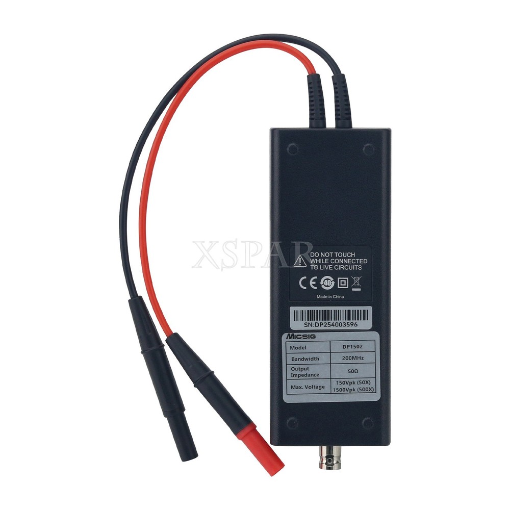 Micsig Optional model Differential Probe Dual Range Selection Oscilloscope Probe
