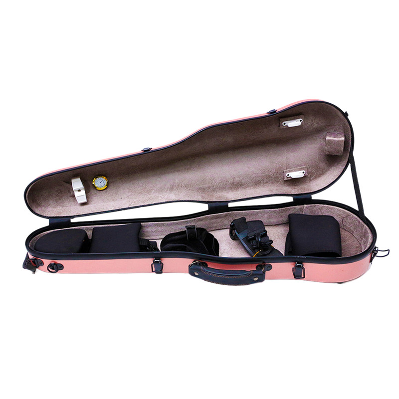 Violin Case 4/4 hard shell Carbon fiber Lightweight Triangle case with Backstrap
