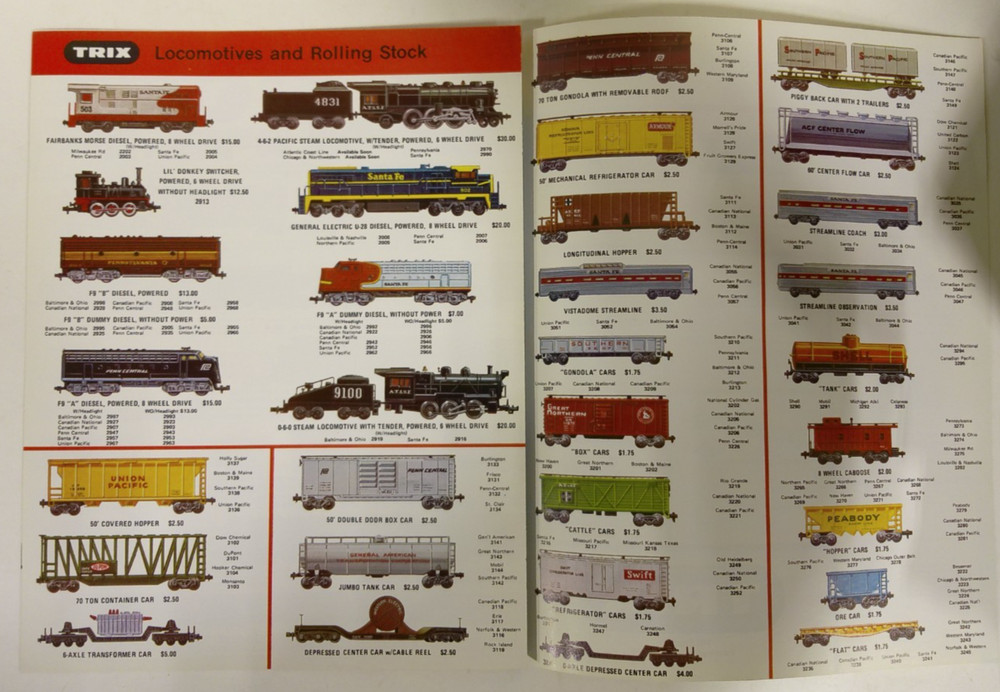 Trix Trains Minitrix Series 1970 Catalog
