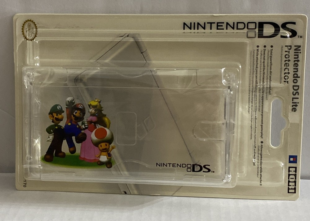 HORI Nintendo DS Lite Case Protector Super Mario Version Luigi Peach Toad