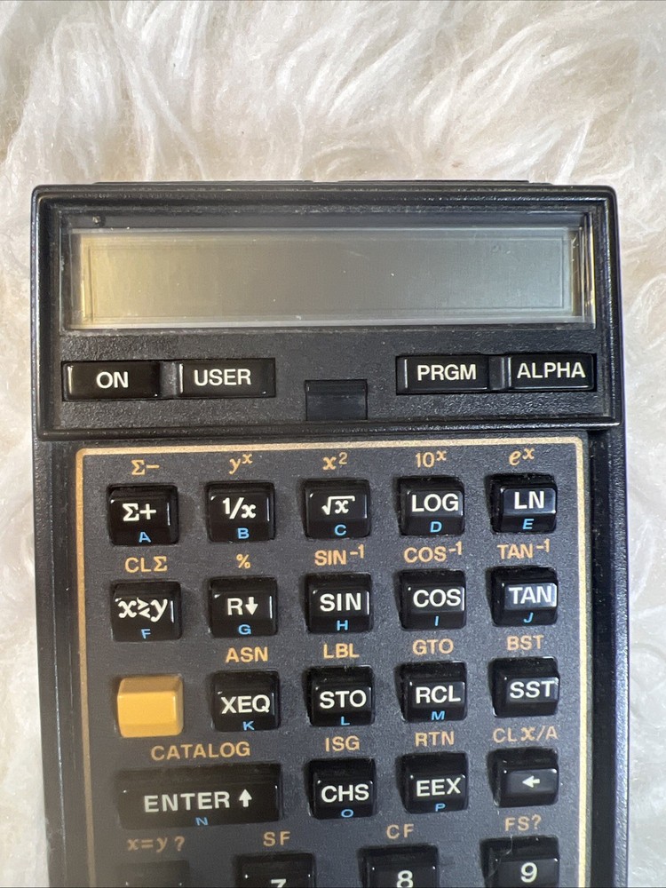 Hewlett Packard HP-41CV Calculator with Case Tested and Working.