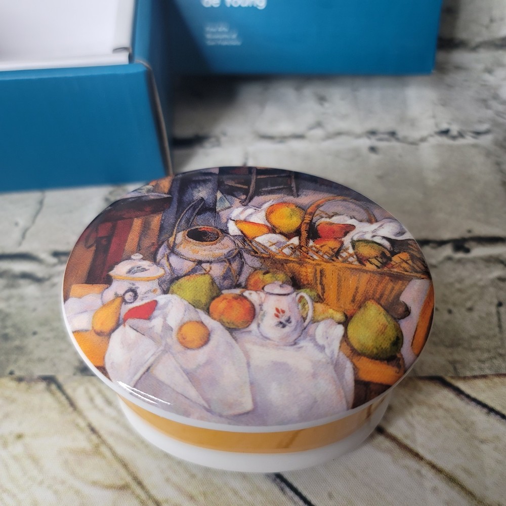 Trinket Box Candle Paul Cezanne de Young Kitchen Table art by Cezanne Ceramic