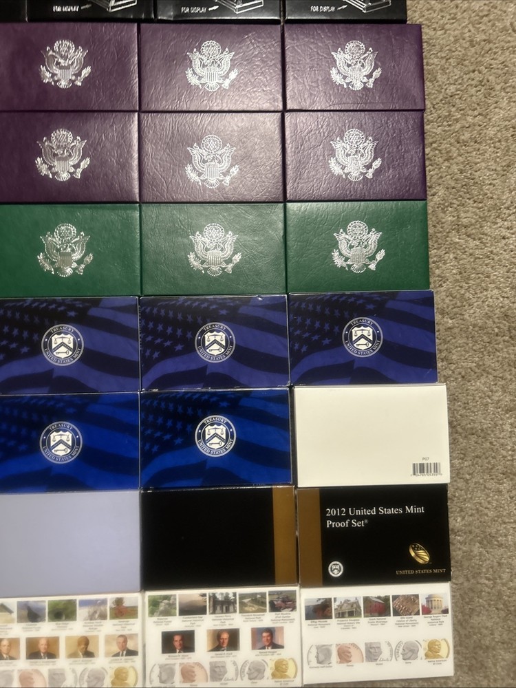 1968 to 2017 COMPLETE RUN US MINT PROOF SETS 50 ORIGINAL SETS