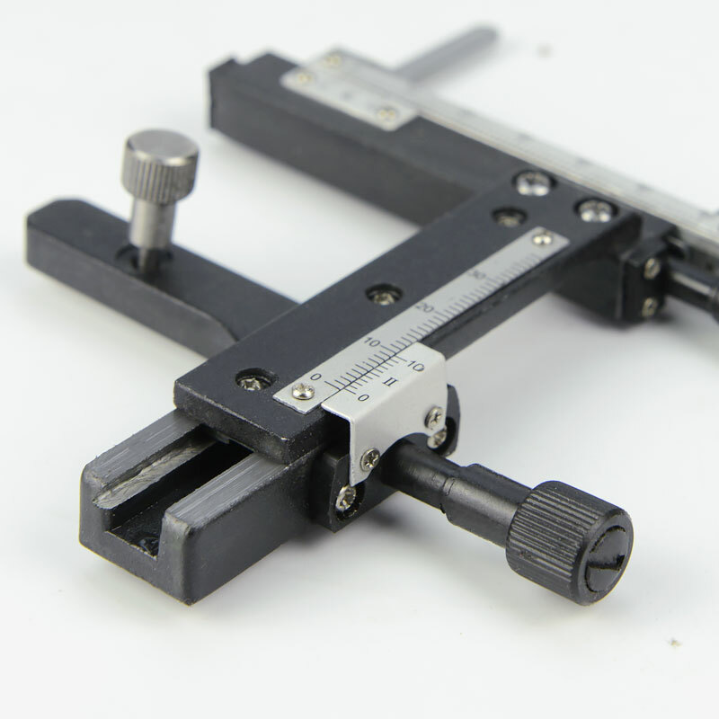 Microscope Attachable Mechanical Moveable Stage X-Y Stage with Scale f Specimens