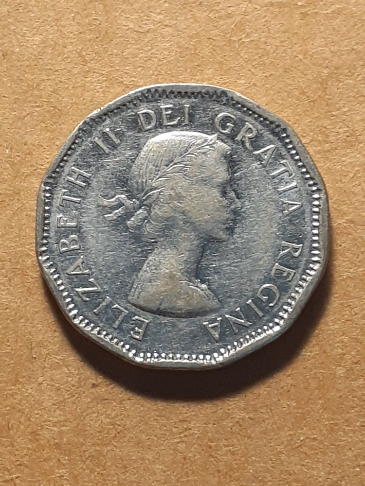 1954 FIVE CENTS CANADA