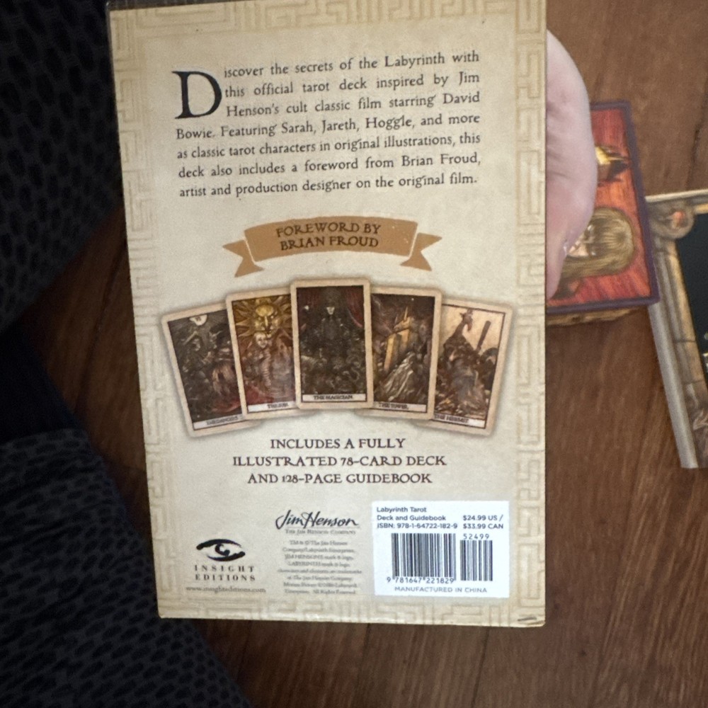 LABYRINTH TAROT CARDS DECK AND GUIDEBOOK INSIGHT
