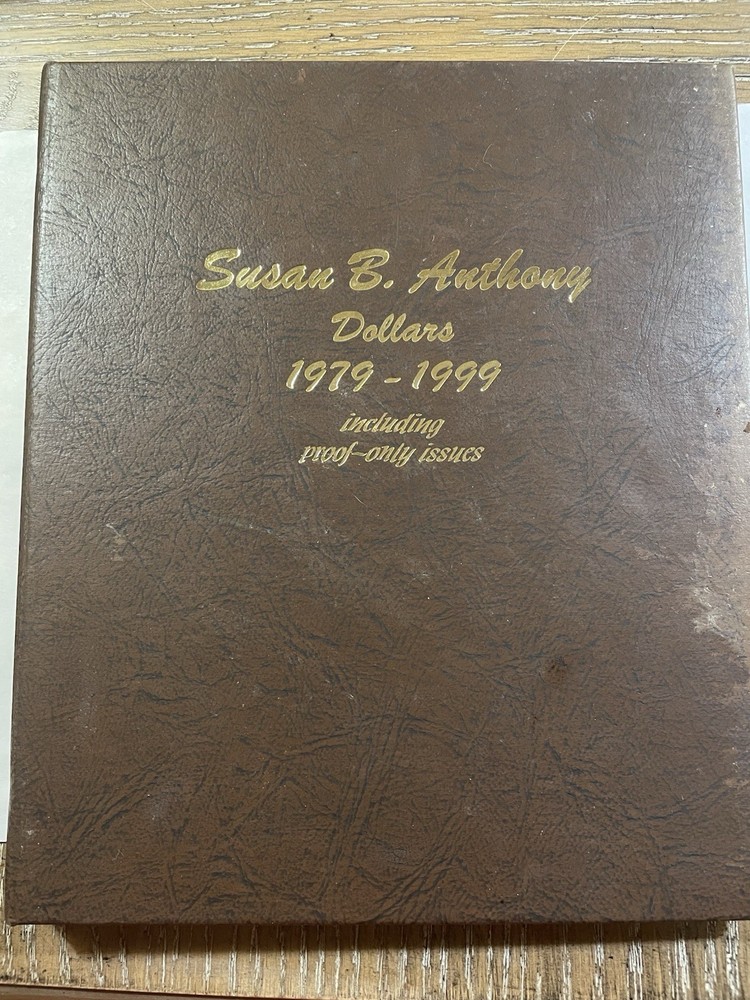 Susan B Anthony Dollars 1979 to 1999 including proof only issues