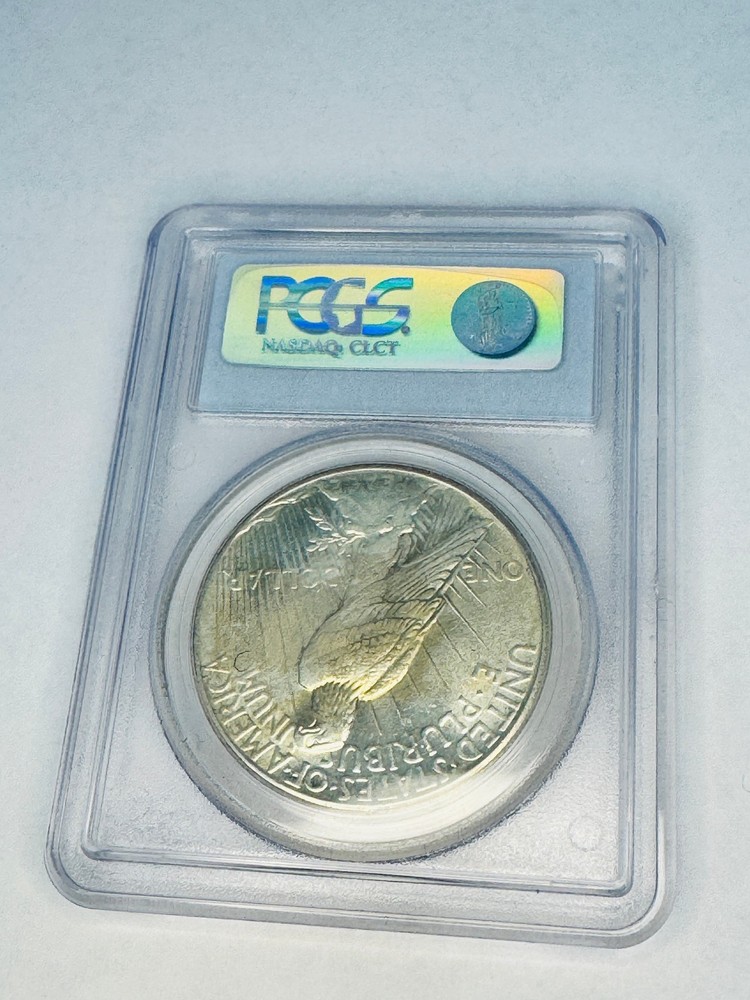 1928 Peace Silver Dollar PCGS AU 58