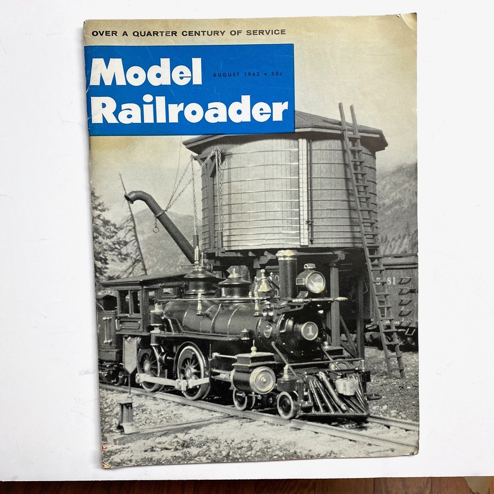 Model Railroader Magazine August 1962