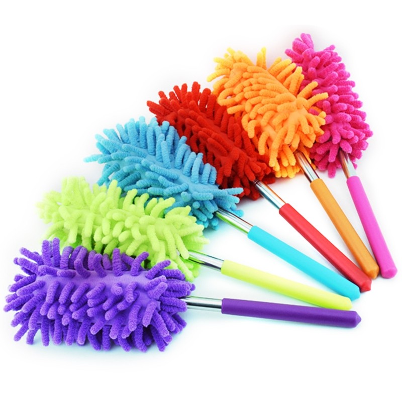 Chenille Duster Long Extendable Duster Cleaner Brush Telescopic Dust Remover