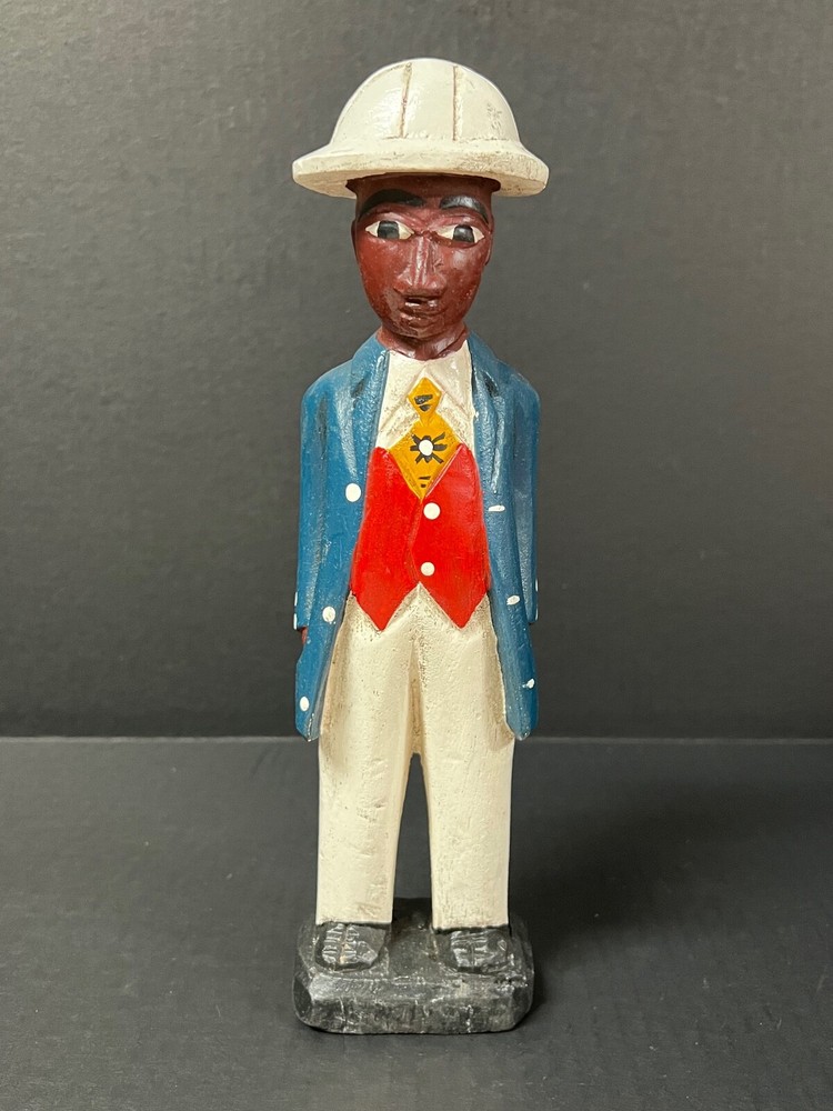 AFRICAN ART COLONIAL STATUE