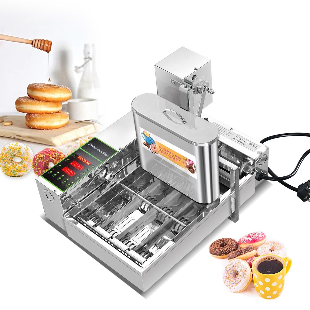 Kolice Commercial Mini 4 Rows Donuts Machine,Doughnut Maker,Frying Donuts Maker