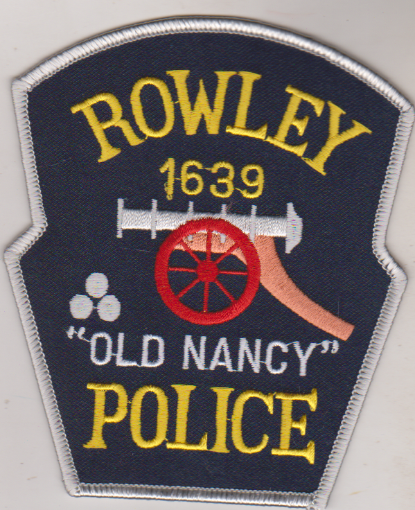 Rowley MA "OLD NANCY" Police non shield shape patch
