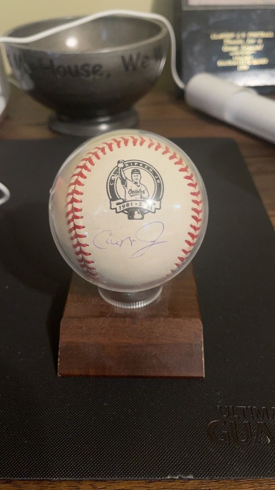 Cal Ripken, Jr.  Autographed  Ripken “Final game” Hologram
