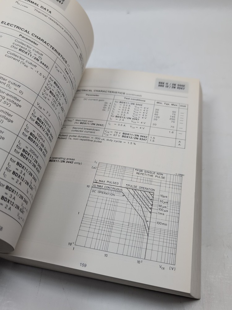 Electronics Data Book: SHS-Thomson Microelectronics, Discrete Power Devices 1980