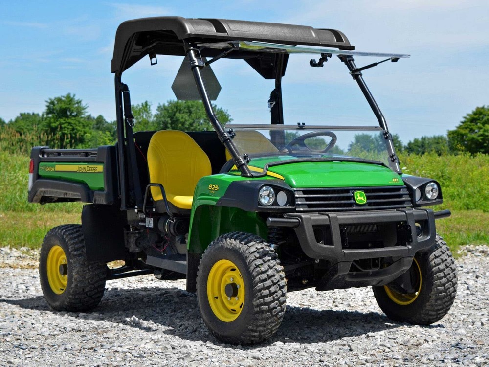 SuperATV John Deere Gator Scratch Resistant Flip Windshield - See Fitment