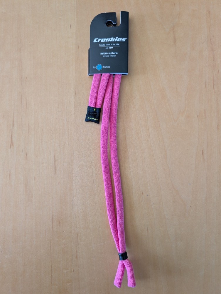 Croakies Micro Suiter NEW Pink Eyewear/Retainer