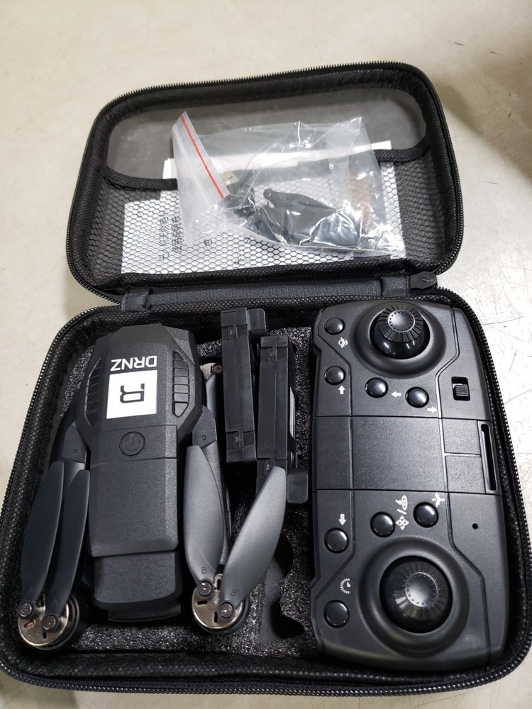 Drone F198 Foldable Mini Camera Drone W/ Controller/Phone Mount