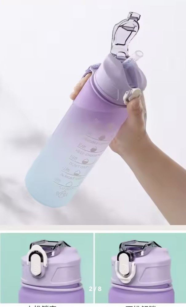 K-pop water bottle with letter A