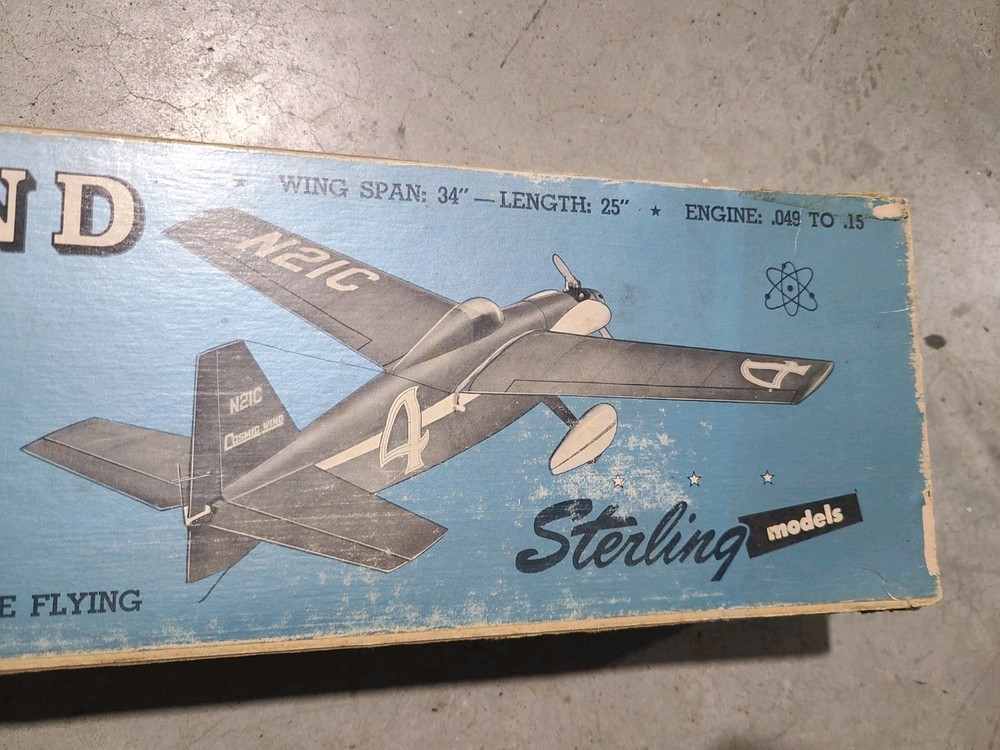 Vintage Sterling Models Scale Model Airplane Cosmic Wind (INCOMPLETE SET)