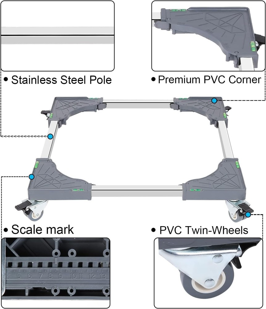 Furniture Mover Mobile Roller Base - 400 lb Capacity