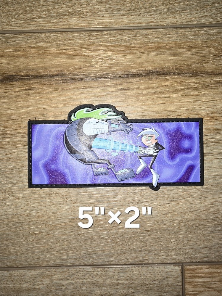 DANNY PHANTOM PVC Tactical Morale Patch Set Hook and Loop Wolfpak