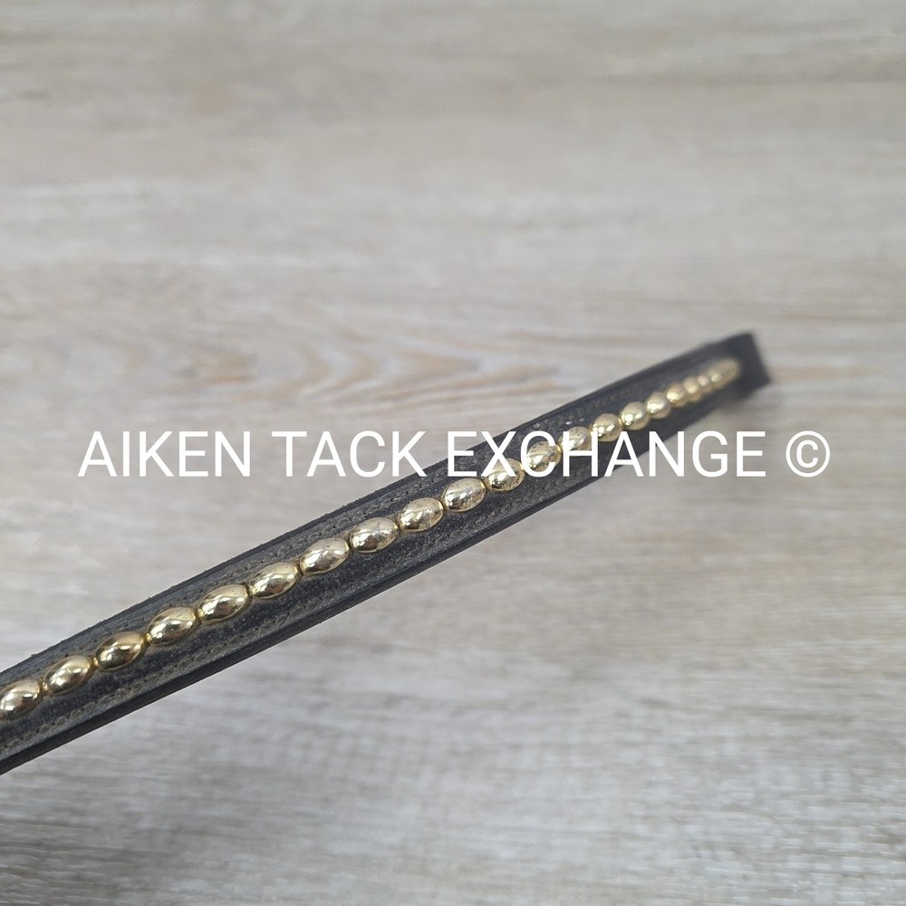 BARGAIN BUNDLE: 2 Browbands with Bling, Black, Size Full (Read Description)