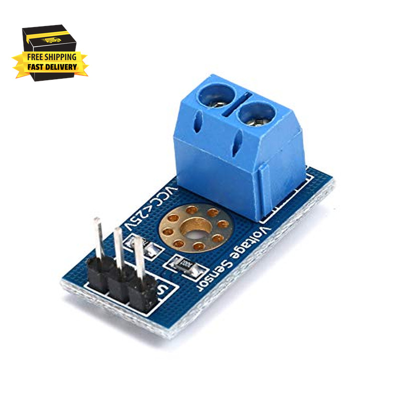 10Pcs 0-25V Voltage Sensor Module for Arduino DIY Projects, Smart Electronics Ki