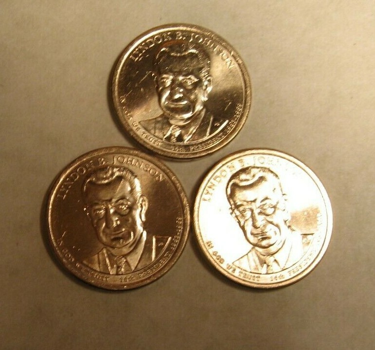 2015 –D President Lynden Johnson Dollar.