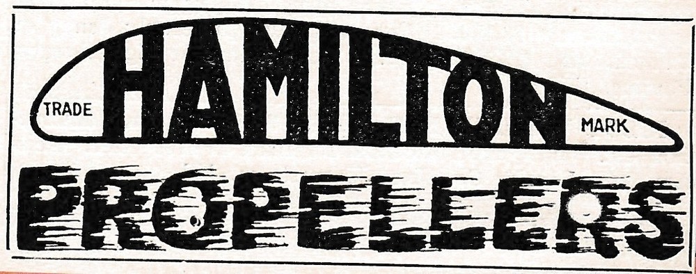 Three 1920's Hamilton Propeller Co. Aircraft Ads 6/4/2025aa