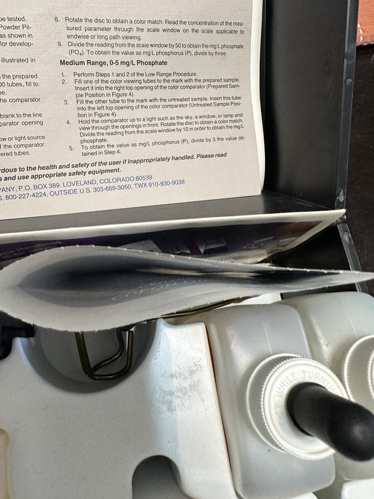 HACH Phosphate Laboratory Test Kit PO-24