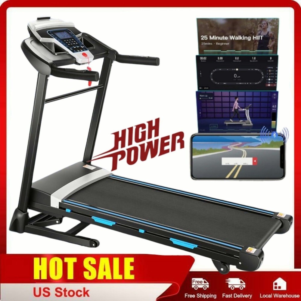 7-layer High-Tech Non-Slip &Shock-Absorbing Running Belt Treadmill for Excercise