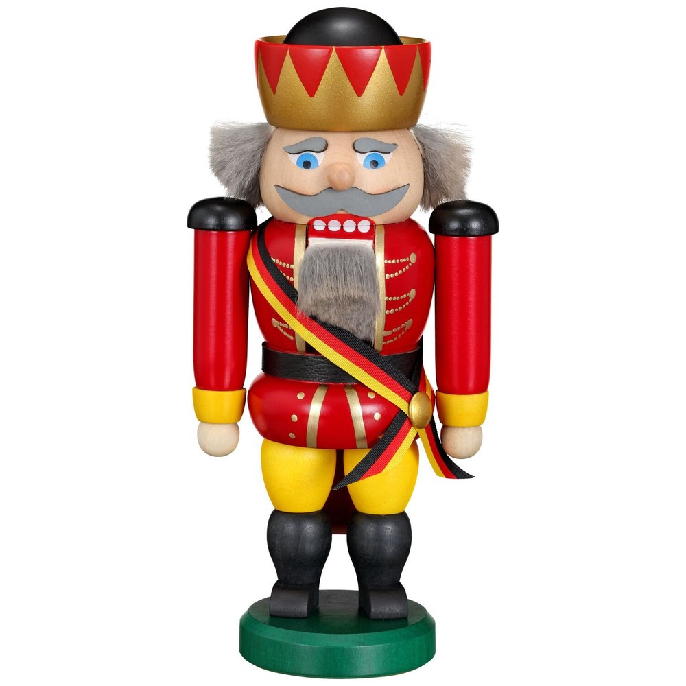 Patriotic German King Nutcracker | 21cm 8.6in