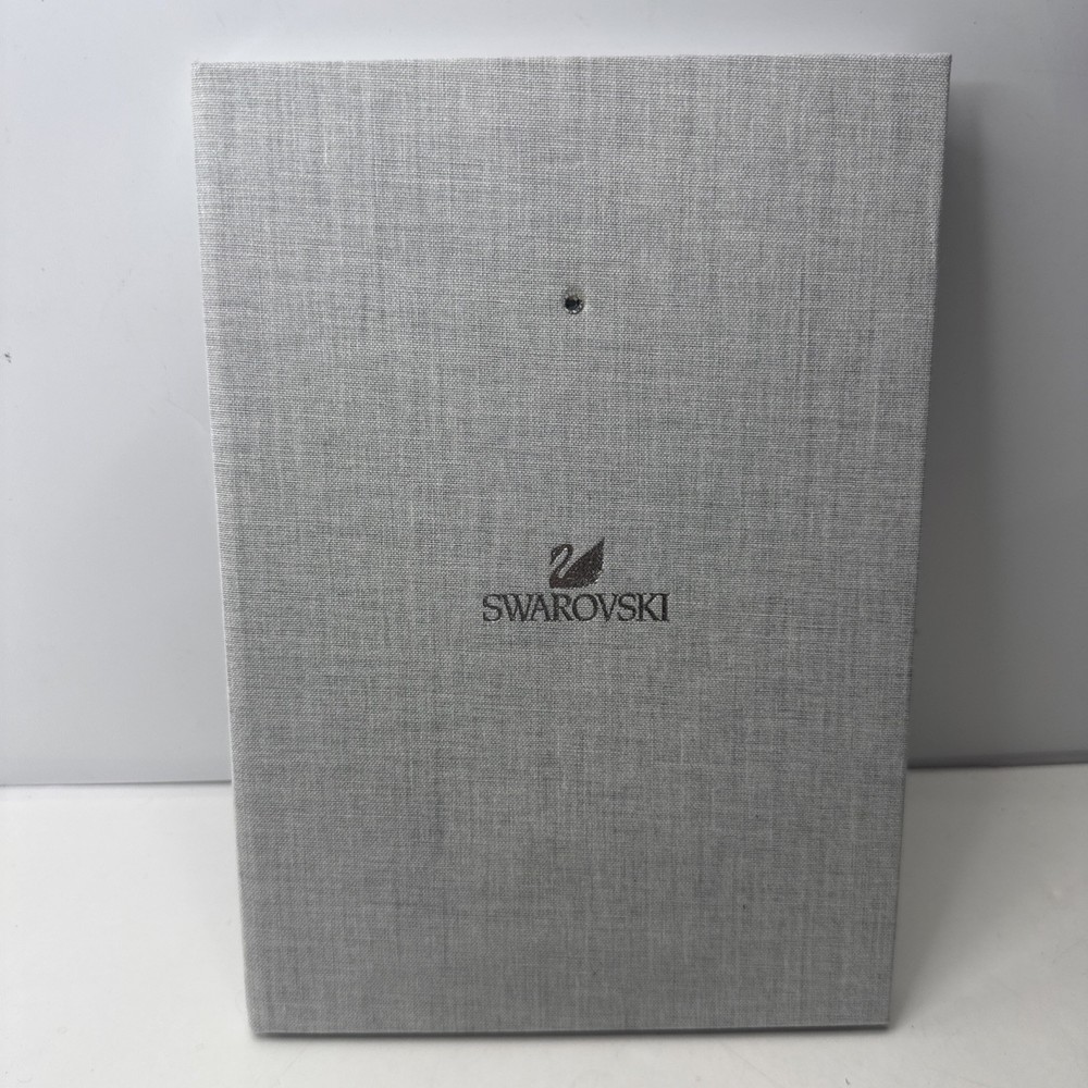 SWAROVSKI Grey Notebook/ Journal Diary In Box