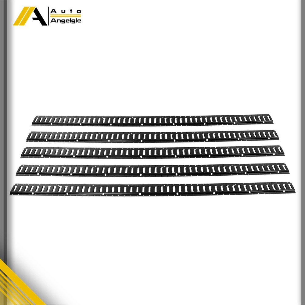 5 Pack 8' E Track Tie Down Rail Kit For Garages Vans Trailers Tie Downs