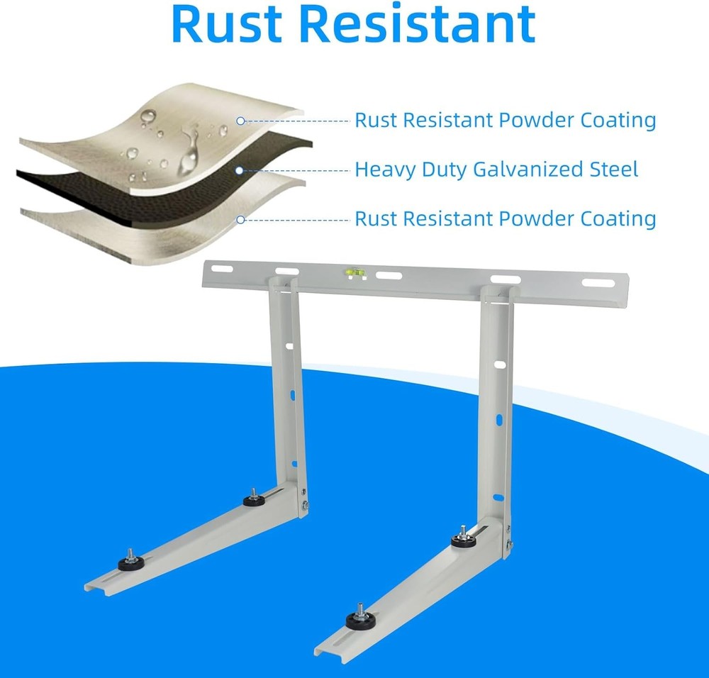 Mini split wall mount bracket, suitable for general ductless air conditioners.