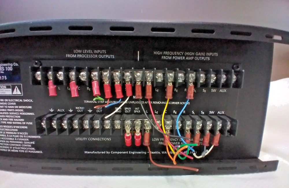 Component Engineering MS-100, Booth Monitor / Amplifier, Rack Mount