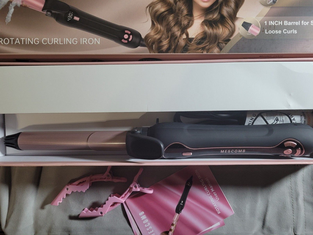 MESCOMB 1 Inch Rotating Curling Iron
