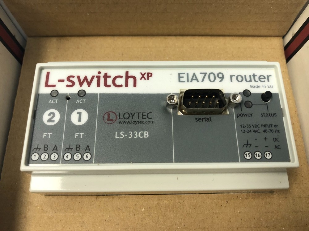 Loytec Electronics LS-33CB Network Router L-Switch EIA709 Router