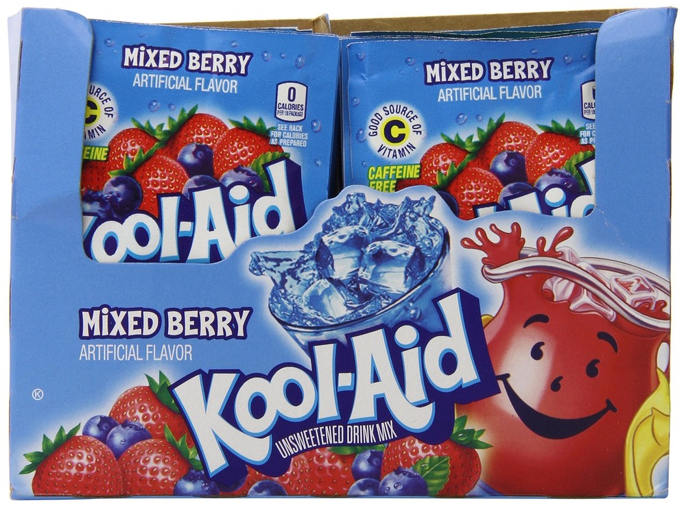Kool Aid Twists Mixed Berry Drink Mix, Makes 2 Quarts (96 Packets)