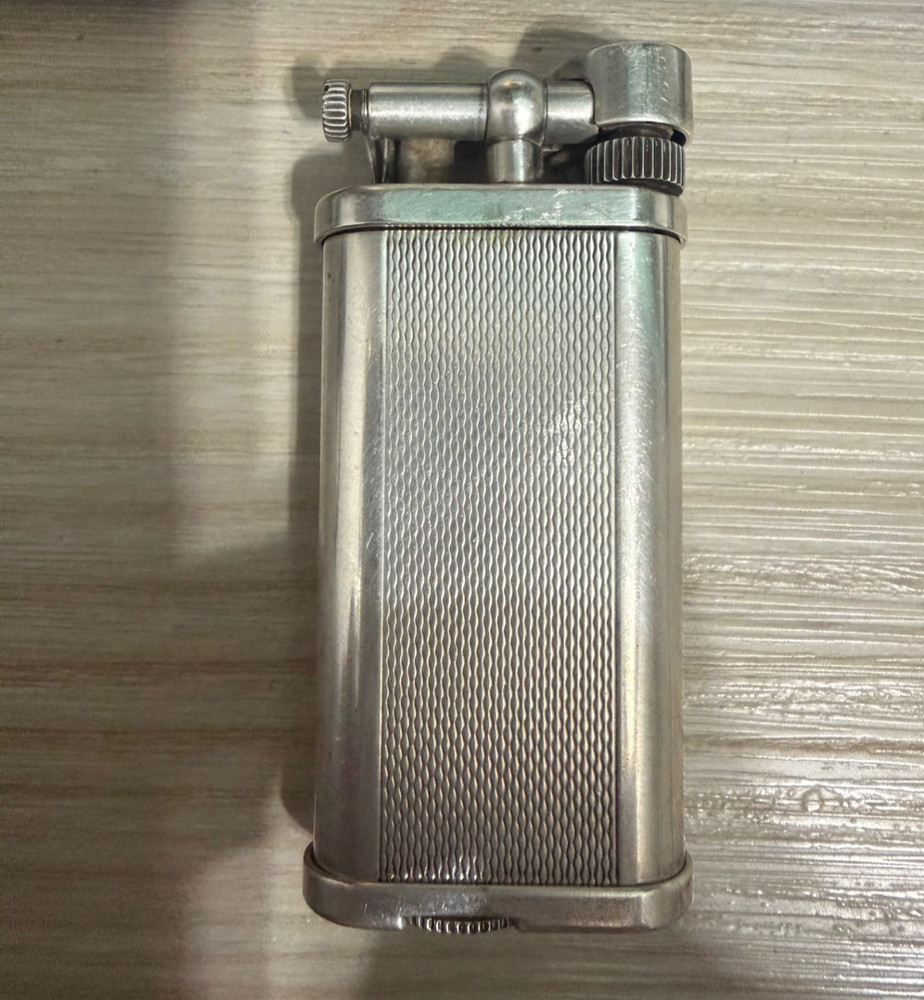 Dunhill Engine Turned Silver Plated Lighter 113267