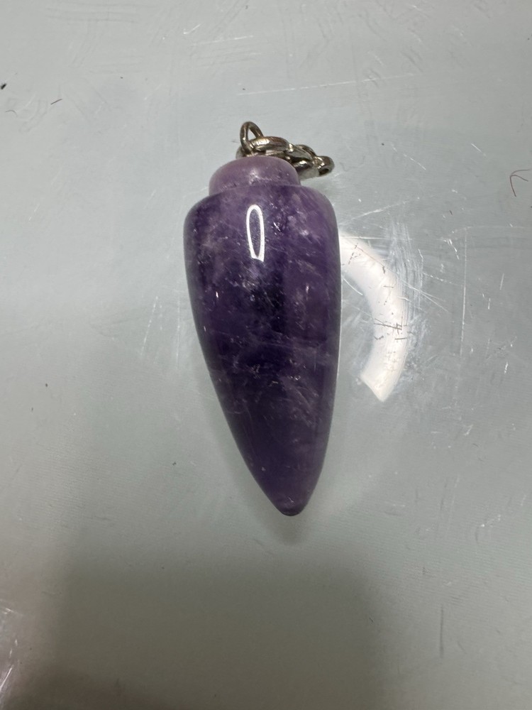Amethyst Long Drop Pendulum