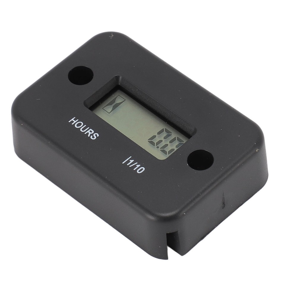 Digital Hour Meter High Accuracy LCD Display Mini Waterproof Engine Hourmeter