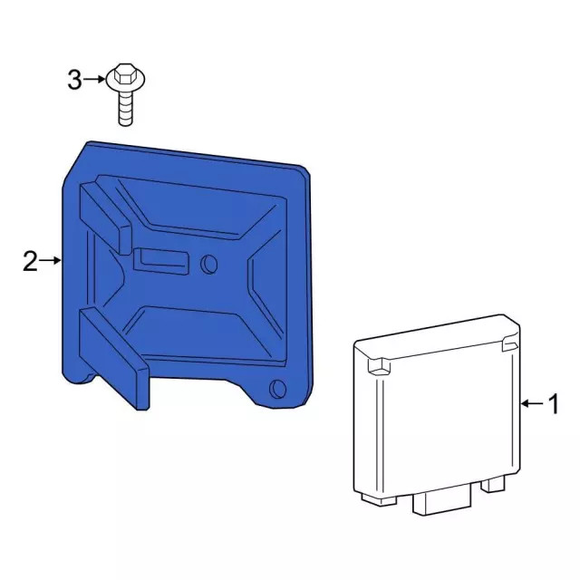 Genuine Ford Blind Spot Detection System Warning Sensor Bracket LC3Z-14D189-A