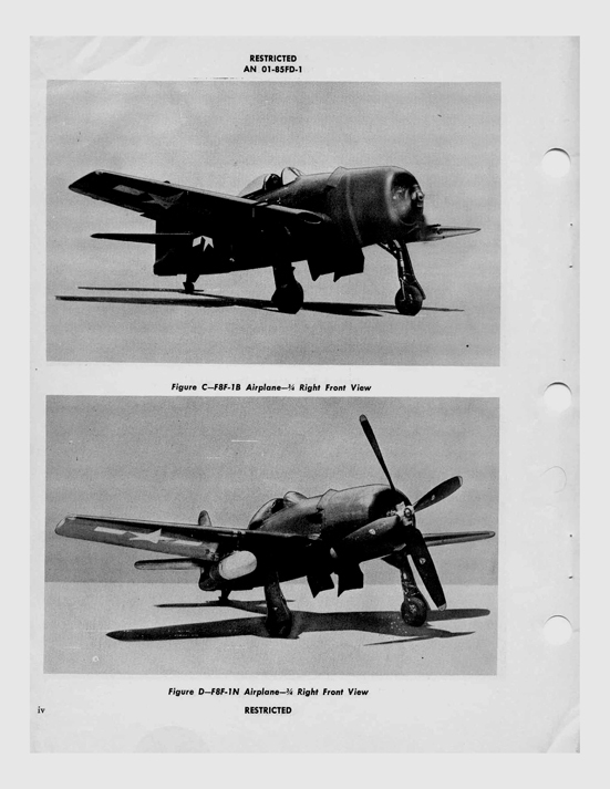 GRUMMAN F8F-2 BEARCAT Pilot's Flight Operating Manual