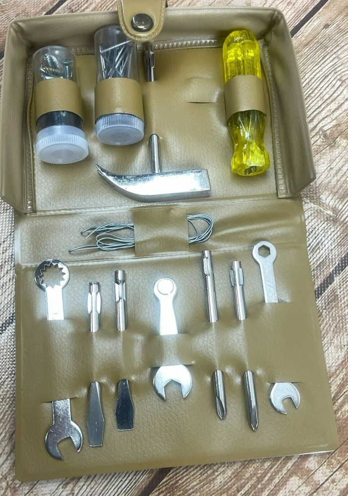 Vintage Just In Case TOOL KIT With Box